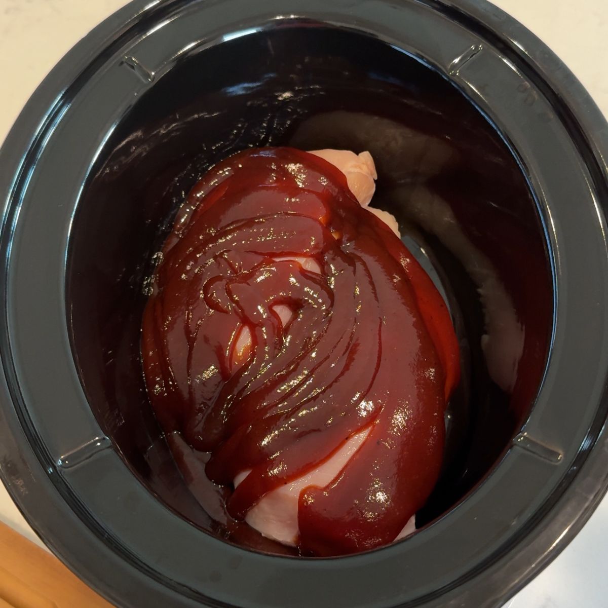  bbq sauce over chicken 