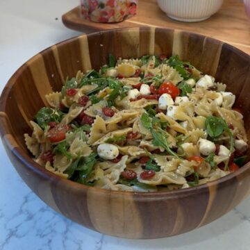 hot honey pizza pasta salad