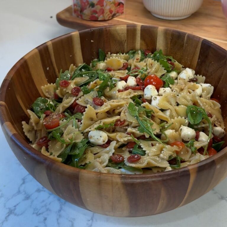 hot honey pizza pasta salad