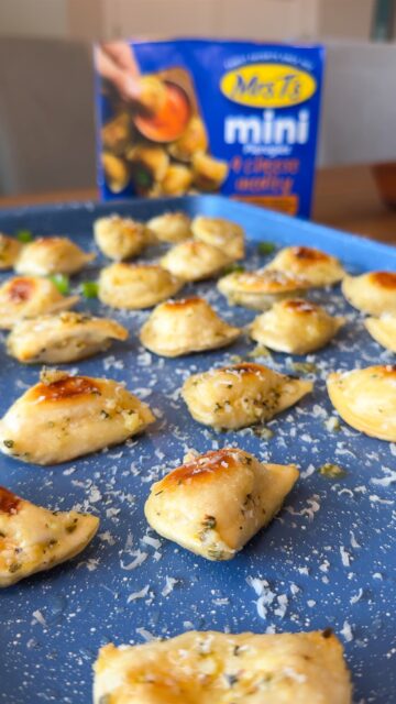 Garlic Parmesan Pierogies