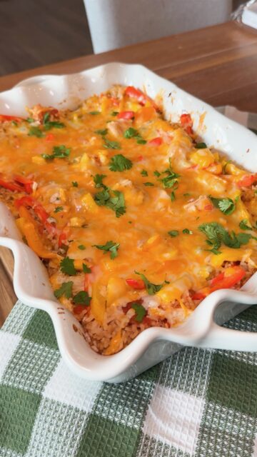 Chicken Fajita Casserole