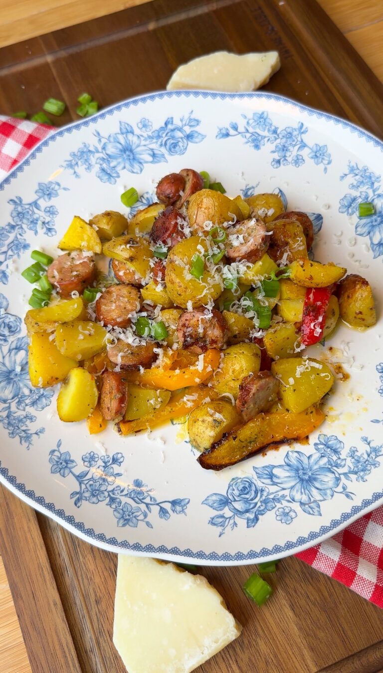 Sheet Pan Ranch Chicken Sausage and Potatoes
