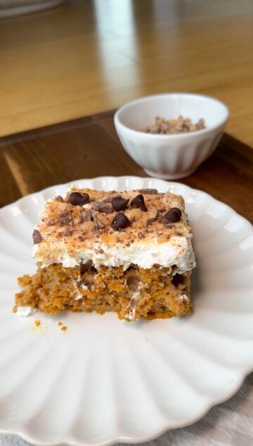 Pumpkin Poke Cake